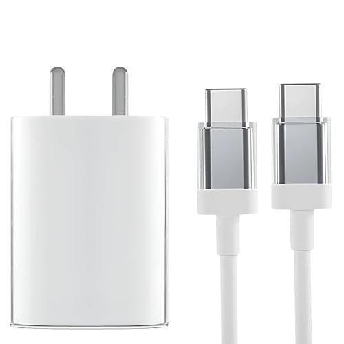 Image of Original 45W PD 3.0 Fast Charger with Type C to C Cable Compatible for Nothing Phone (1), Nothing Phone (2) (2024W0540)