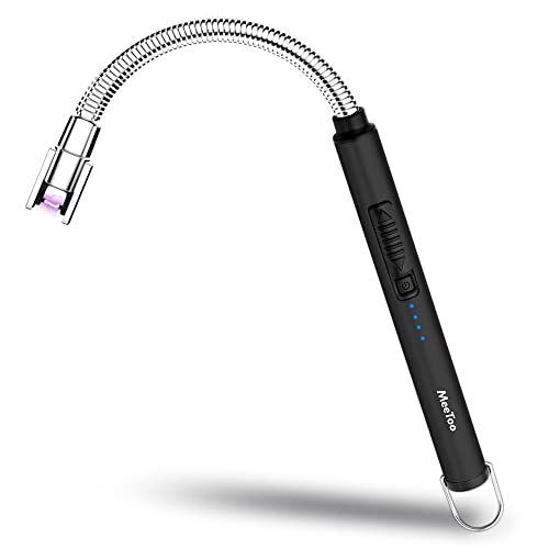 MeeToo Plasma Arc Lighter – Flexible Neck, USB Rechargeable, Budget Candle Lighter