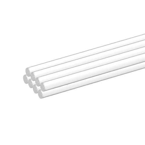Image of MECCANIXITY 8pcs Acrylic Round Rods 1 /8 inch x 12 inch Clear Acrylic Dowel Rods Sticks Plastic Sticks Strip for DIY Crafts Lighting Gardening Decoration - 3mm x 300mm