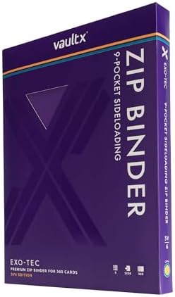 Vault X 9 Pocket Trading Card Zip Binder, 360 Cards, Compatible with Pokemon Scarlet & Violet Twilight Masquerade Set, Exo-Tec Album Material, 20 Side-Loading Pages, Folder for Collectible TCG (SV6) — view 6