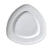 Vertex China ARG-T21 Signature Fusion Triangle Plate, 12-1/4", Porcelain White (Pack of 12)