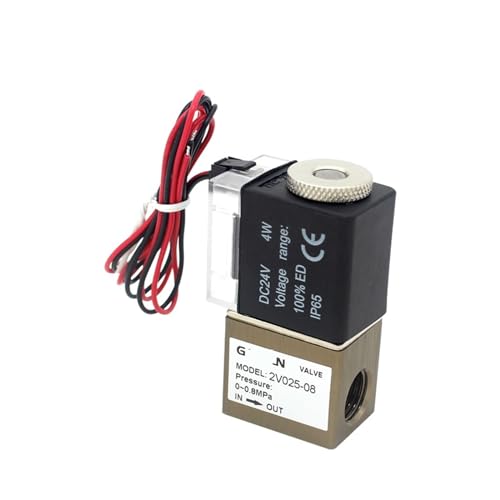 Válvula de control neumática 1/4 BSP de 2 vías con conexiones de aire 6mm 8