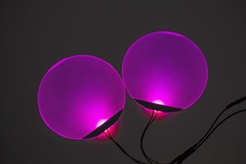 Image of [ Round ] Pink Star-Lord Decorations led Light Flexible Helmet Lights Cosplay DIY kit RGB Superhero for Men Gifts