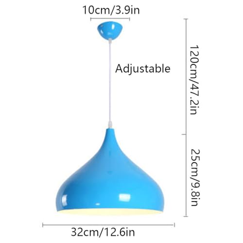 Lustre industriel E27 en métal mat de qualité supérieure - 5