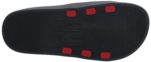 Image of HUGO Men's Stacked Logo Slide Sandal