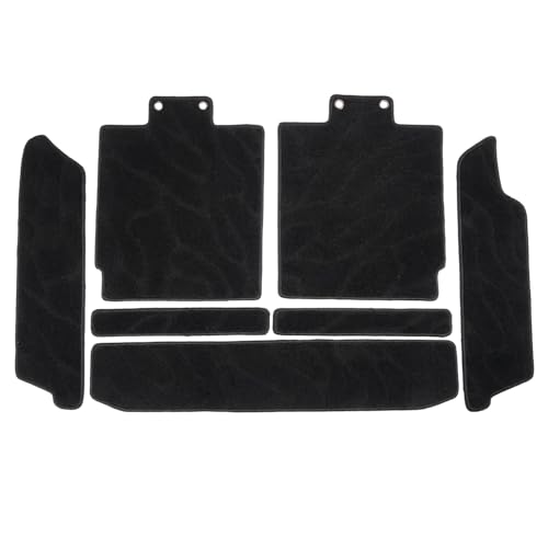 AUTO SPEC スズキ ジムニー JB64 JB74W ラゲッジマット トランクマット JIMNY SIERRA ラゲッジルームマット カーゴマット カーマット フロアマット シエラ 2018年6月～ 分割式 巻け収納 滑り止め加工 汚れ防止 傷防止 内装パーツ 車種専用設計 取付簡単 保護パーツ カー用品 ウェーブ柄デザイン 7PCSセット