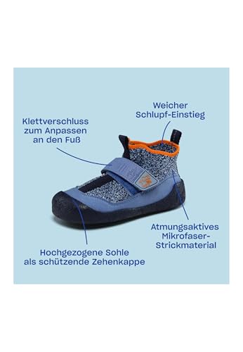 Chaussure premiers-pas légère et flexible Affenzahn scratch facile