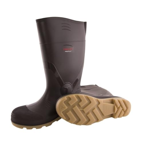 Image of Tingley Profile 51154 Plain Toe Knee Boot, Mens 13, Brown /Crepe