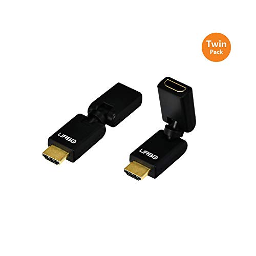 Urbo Conector HDMI Macho a Hembra - Paquete Doble