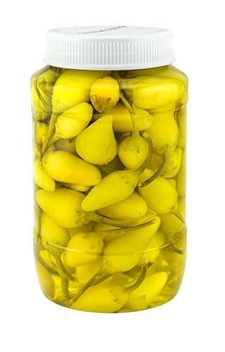 El Pato Hot Chili Peppers 22oz Pickled Yellow Chili Peppers 624g Kosher