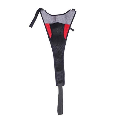 Cubierta protectora para el sudor de la bicicleta, cinturón de rodillo para montar en casa, color rojo