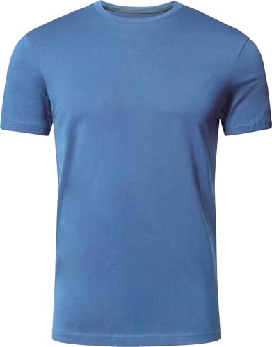 FULL TIME SPORTS Herren T-Shirt einzeln verpackt S-001-MidBlue-L