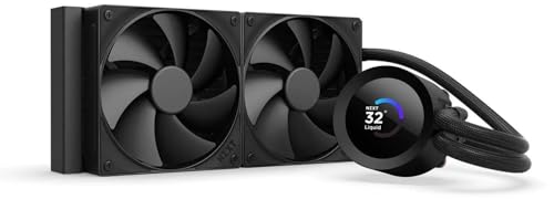 NZXT Kraken Plus 240 – AIO CPU Liquid Cooler – 240mm Radiator – 2 x F120P Fans –...