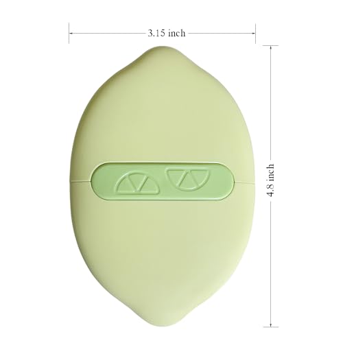 Image of Portable Pet Hair Removal Comb 2-in-1 Dual-use Removing Floating Hair Massaging Comb Deshedding Matted Fur Loose Hair Remover Brush, Grooming Tool for Cats and Dogs (Yellow Green)