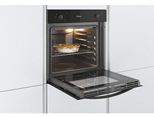 Candy-Smart-FCS100NE-Horno-Electrico-70L-Ventilador-de-Enfriamiento-Cuba-para-Limpieza-por-Agua-4-Funciones-2-Mandos-Mecanicos-Puerta-Doble-Cristal-Desmontable-Clase-A-Negro