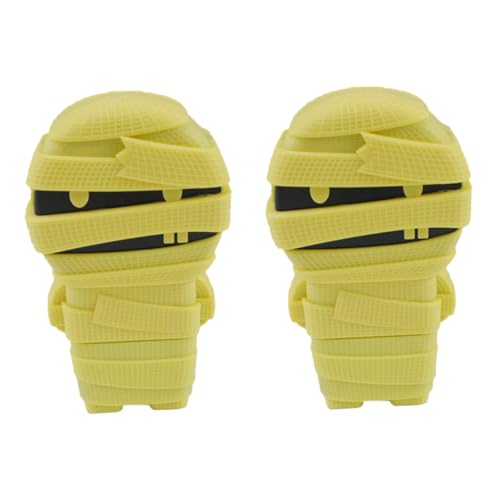 ledmomo 2個 修正テープ 学生文具 かわいい木乃伊デザイン 滑らかで広いローラーテープ 学校 オフィス 家用簡単修正ツール ランダムカラー