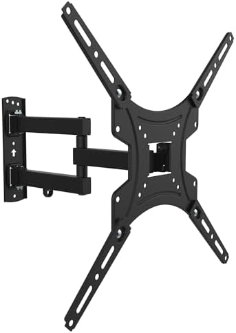 Supporto TV A Parete Inclinabile Senza Attrezzi | Per TV 26-65 Pollici Fino A 60kg | VESA 400x400 - Foto 2