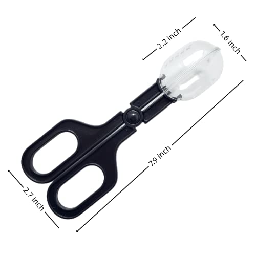 MRTIOO Pinça e Scooper, ferramenta de alimentação de cabo longo de réptil, para lagartixa, lagarto,