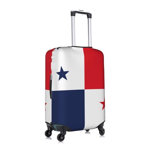 Flag of Panama Print Unique Travel Luggage Cover Washable Anti Scratch Suitcase Protector for Vacation3