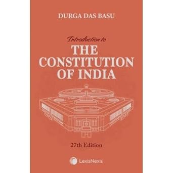 A book with the title-DD BASU Introduction to the Constitution of India