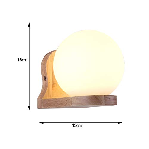 Lámpara de pasillo de madera led para iluminar zonas oscuras de casa 3