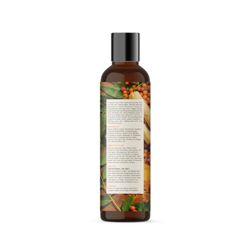 Image of Wellwith(Ayuzera) Ubtan Face Wash With Beads (110ml, Pack of 1) | Haldi (Turmeric) Extract, Chandan extract, Neem extract, Aloe Vera Gel, Camphor , Ginger & Sea buckthorn oil | Fight Acne & Pimples, Deep Cleansing, Soothes Inflammation & Provides Chemical-Free Care