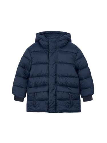 Mayoral Long coat for Boys Navy - Main Image