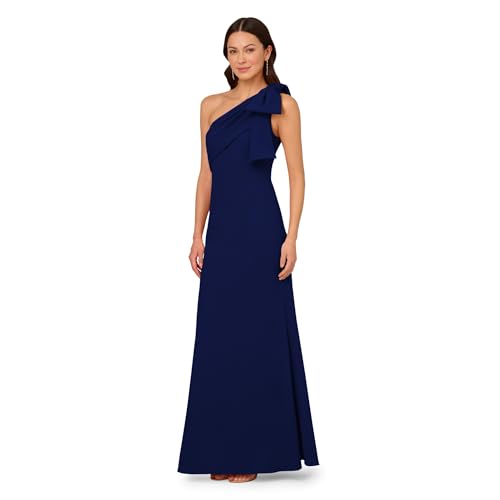 Image of Adrianna Papell Women's Stretch Crepe Long Dress