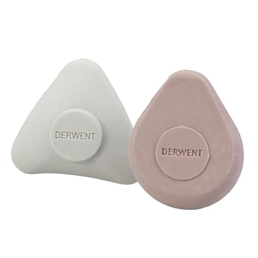 Derwent Shaped Erasers, Pack, 2 Count (2301964)