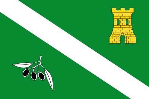 Drapeau Large E.L.A. de Castil de Campos Córdoba pour mât extérieur - 2