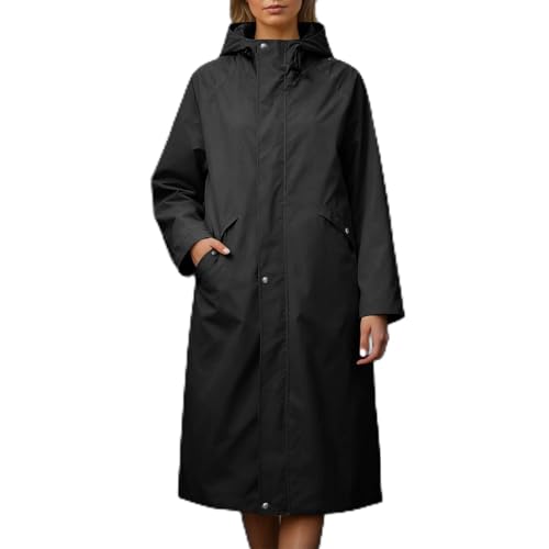 Chubasquero largo impermeable para tus viajes y paseos bajo la lluvia
