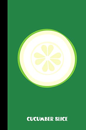cucumber slice: small lined Cucumber Notebook / Travel Journal to write in