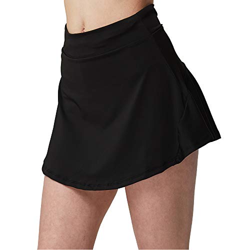 welezhu Damen Athletic Skorts Plissee Süße Röcke mit Taschen Active Shorts für Laufen, Workout, Golf, Tennis - Schwarz - Etikett 3XL = US XL Cover