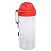 Irfora Plastic Club Training Ball Tees with Storage Bottle, Marking Pen for Easy Personalization and Convenience (Red)
