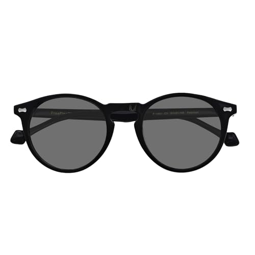 FreeFineTech Polarized Sunglasses UV400 Protection Acetate Frame Metal Vintage Round Sunglasses for Men and Women3