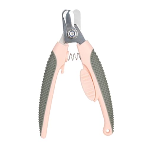 TOGEVAL ペット用爪切りはさみ 繁殖 トリマー スクラッチャー スクーパー 犬の爪切り 猫ブラシ 毎日使う犬用バリカン ペット用品 大型犬用の犬用爪切り 便利なペット用爪切り ピンク