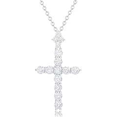 S925 Sliver Slim Cross