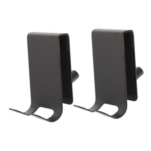 ARTIBETTER 2pcs Stainless Steel Shower Door Hooks Suction Cup Hanger for Bathroom Towels Robes and Clothes