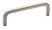 Amerock | Cabinet Pull | Satin Nickel | 3-3/4 inch (96 mm) Center to Center | Everyday Heritage | 1 Pack | Drawer Pull | Drawer Handle | Cabinet Hardware