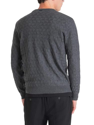 Pull Antony Morato homme gris Mmsw01384 ya400141 de mi-saison - 3