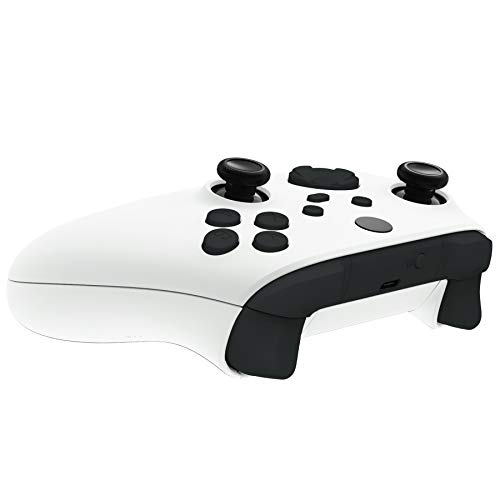 Image of eXtremeRate Replacement Buttons for Xbox Series X & S Controller, Black Custom Repair Kit LB RB LT RT Bumpers Trigers Dpad ABXY Start Back Sync Share Keys Parts for Xbox Core Wireless Controller