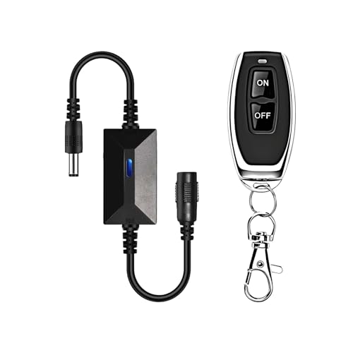 FUAUJUE DC 3.6V-24V 5V Wireless Remote Control Switch 5.5mm