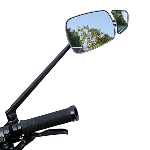 Espejo retrovisor para bicicleta de doble lente para proteger a niños y niñas en ruta