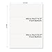 Perforated Paper Alliance Laser Cut Sheet 8.5 x 11 inch, 20 lb, 92 Bright - Made In The USA (3.67 & 7.33 From Bottom, 2,500 Sheets | Case)