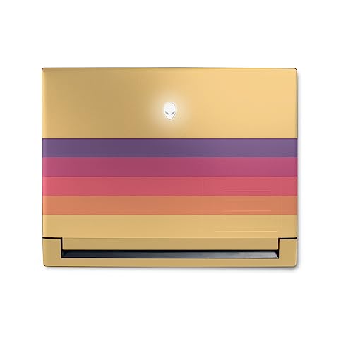 Image of MightySkins Skin Compatible with Alienware M18 R1 (2023) Full Wrap Kit - Mellow Stripes | Protective, Durable, and Unique Vinyl Decal wrap Cover | Easy to Apply & Change Styles | Made in The USA