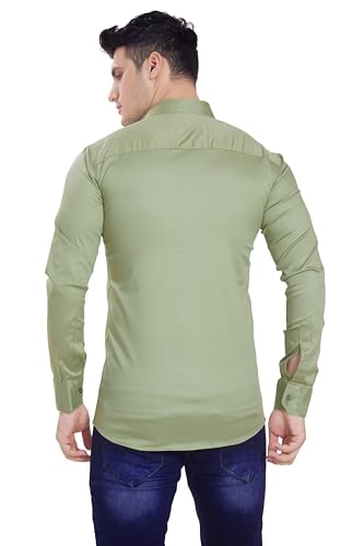 Image of DIVISIVE Men's Solid Slim Fit Shirt