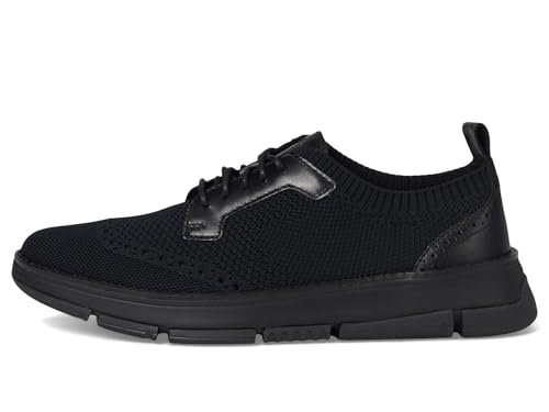Cole Haan Cole Haan Women's Zerogrand Rella Stitchlite Oxfords, Black Knit/Leather/Blk, 9.5-B US