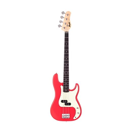 Contra-baixo passivo 4 cordas Fiesta red satin MB-40 Memphis