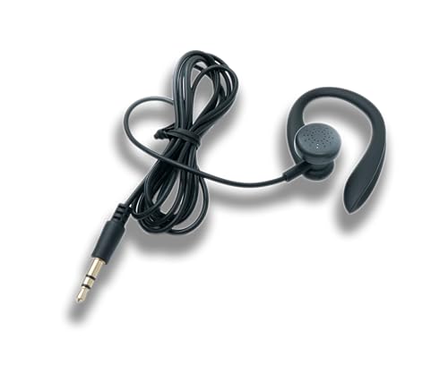 System-S Mono In Ear - Cuffie con jack AUX da 2,5 mm, 115 cm