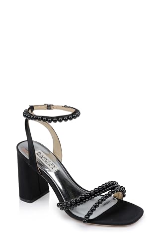 Badgley Mischka Feisty II Pearl Block Heel